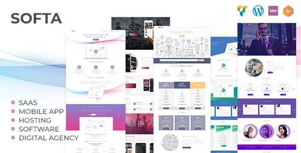 Softa – SaaS, Software & WebApp WordPress Theme